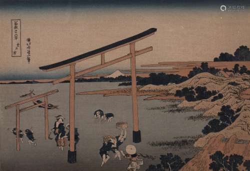 After Katsushika Hokusai (1760-1849) '36 Views of Mount Fuji...