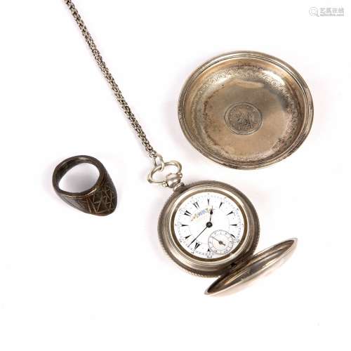 Silver 800 standard pocket watch late 19th Century made for ...