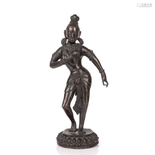 Bronze statue of Shivakami (Parvati) Indian, 19th Century th...