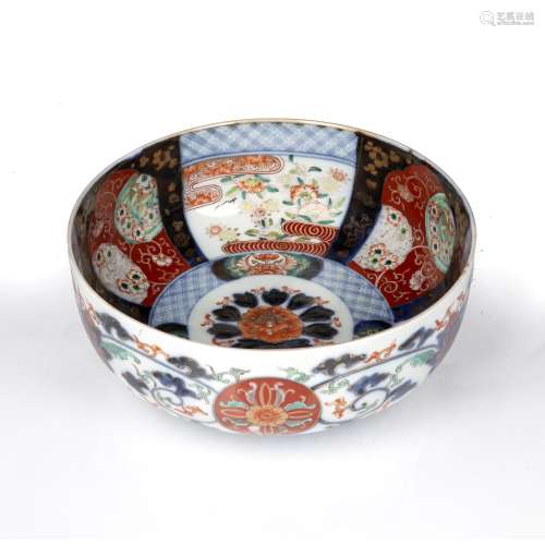 Arita ware bowl Japanese, 19th Century decorated all over in...