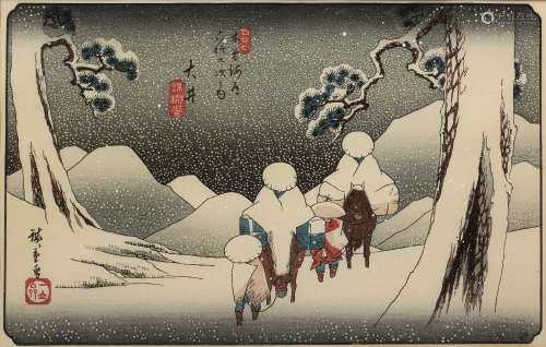 Ando/Utagawa Hiroshige (1797-1858) 'Oi, no. 47 from the seri...