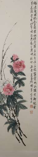 A Wu changshuo's flower painting