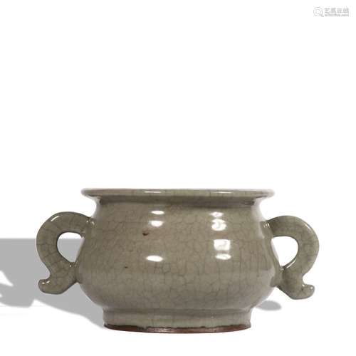 A officer glazed censer