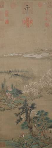 A Song huizong's landscape painting