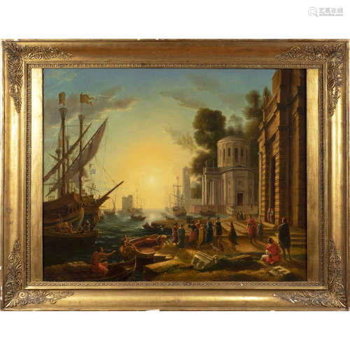 French painter XIX Century 79x98 cm