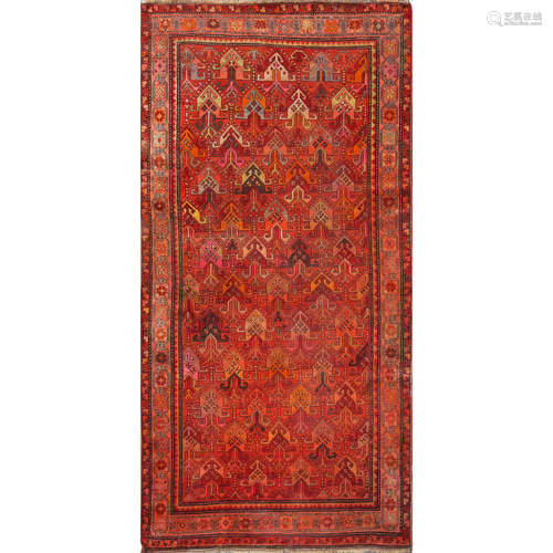 Oriental carpet 20th century 258x128 cm