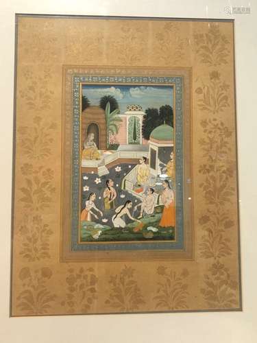 19th/20th Century Indian Framed Water Colour 