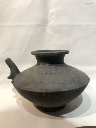 Bactrian Ceramic Black Bowl