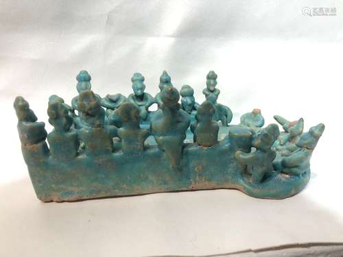 Islamic Ceramic Turquoise Coloured Group