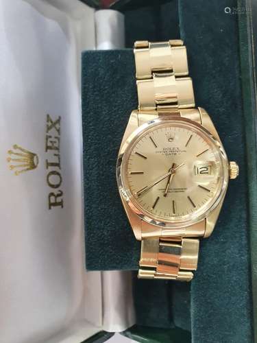 Rolex Oyster Perpetual ref 1503 14k Gold