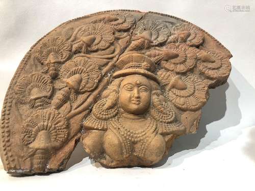 14th Century Indian Terracotta Fragment