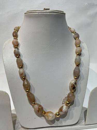 Bactrian Agate Bead Necklace