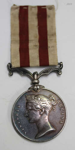 An Indian Mutiny Medal 1857-58 to 'Robt Mallord,34th Regt' (...