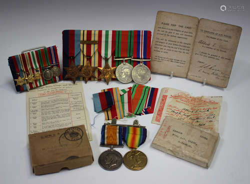 A 1914-18 British War Medal and 1914-19 Victory Medal to '23...