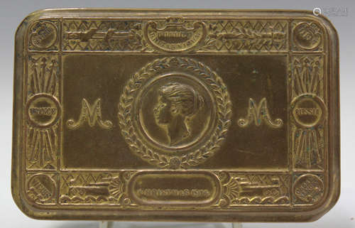 A First World War period Princess Mary Christmas 1914 brass ...