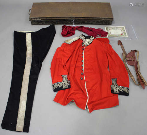 An historically important mid-19th century dress uniform, fo...
