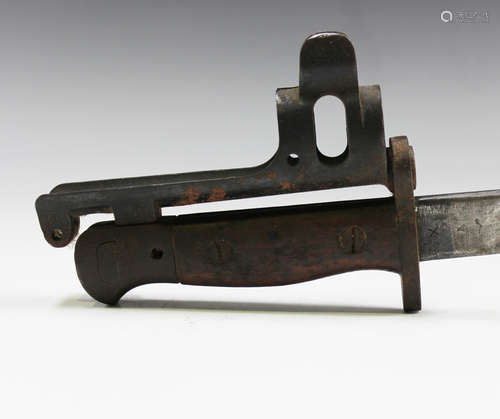 A 1907 pattern bayonet by Wilkinson, blade length 43.5cm, wi...