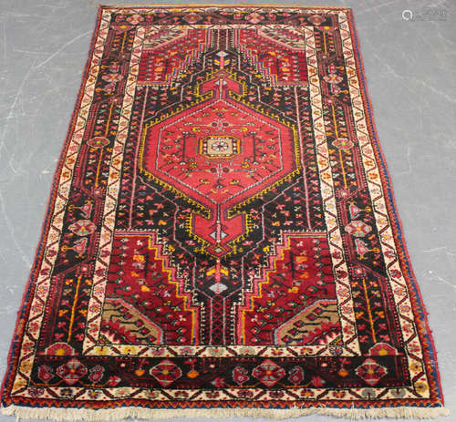 A Hamadan rug, North-west Persia, mid/late 20th century, the...