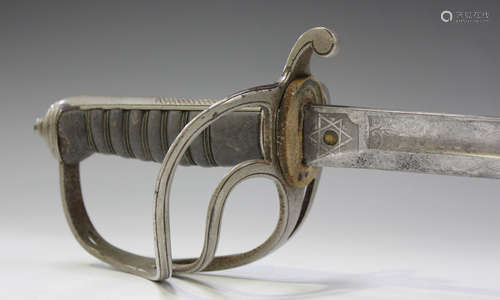 An 1821 pattern Royal Artillery officer's dress sword by Dan...