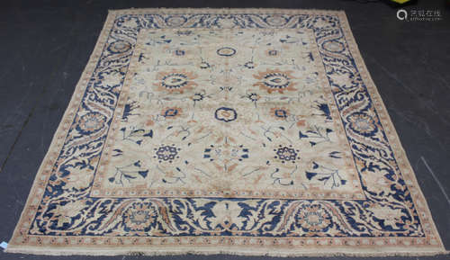 A Ziegler design carpet, late 20th century, the ivory field ...