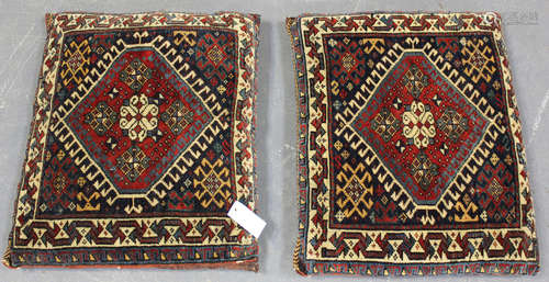 A pair of Ghashghai bags, South-west Persia, early 20th cent...