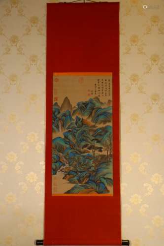 Vertical Painting by Wang Hui
