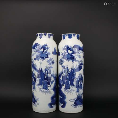 Blue-and-white Vases