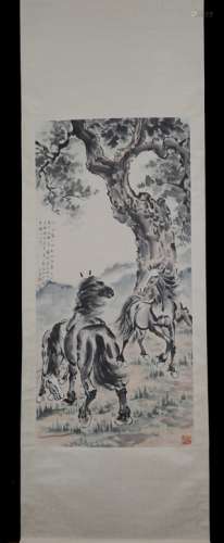 Three Horses by Xu Beihong