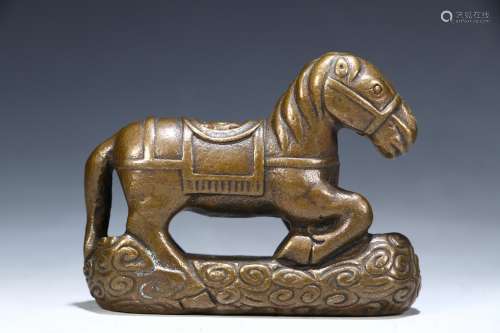 Copper Horse Ornament