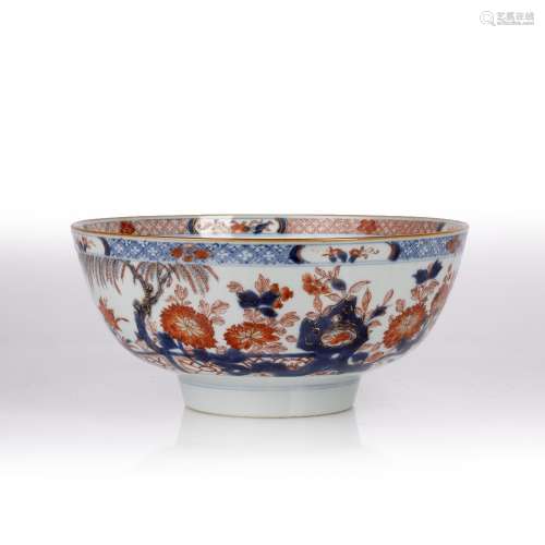 Export Imari porcelain bowl Chinese, Qianlong period painted...