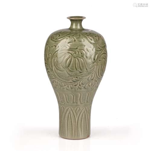 Stoneware Meiping Yaozhou vase Chinese, 18th/19th Century 30...