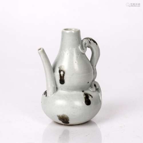 Qingbai ewer Chinese decorated to the body with black spots ...