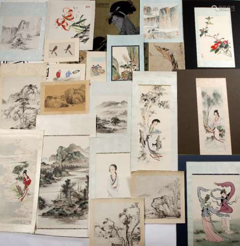 Katherine Talati (1922-2015) Da Shunming portfolio of ninete...