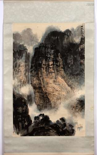 Attributed to Cheng Shifa (1921-2007) Yangtze Gorge, 1979, p...
