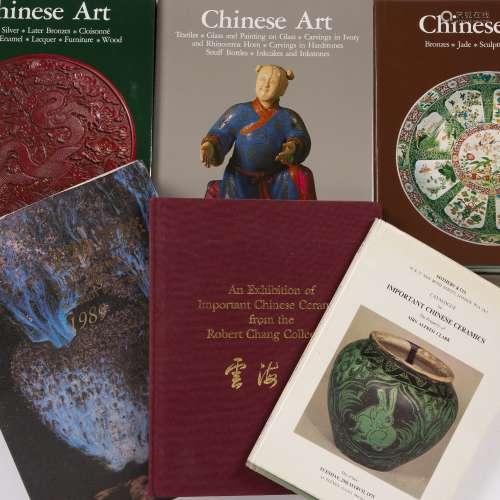Collection of reference books on Chinese art to include An e...