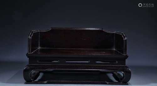 XIAOYE ZITAN WOOD CARVED BED