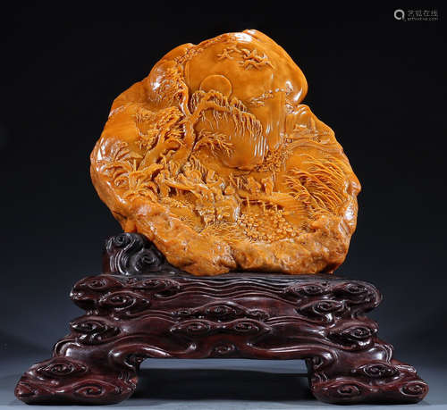 TIANHUANG STONE CARVED SCHOLAR ROCK