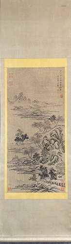 WANG HUI LANDSCAPE PATTERN PAINTING