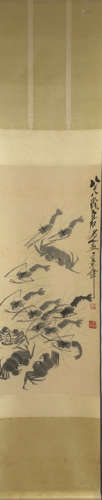 QI BAISHI SHRIMP PATTERN PAINTING