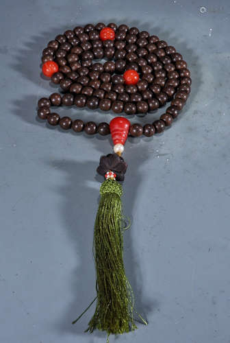 CHENXIANG WOOD STRING NECKLACE