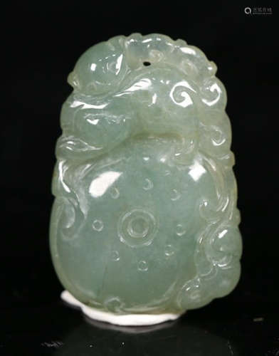 JADEITE CARVED PENDANT