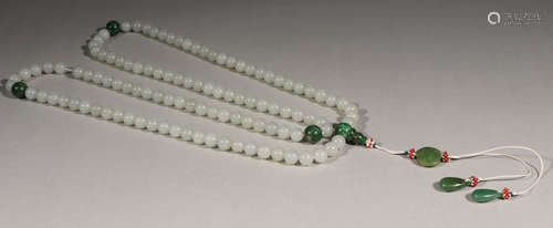 HETIAN JADE STRING NECKLACE