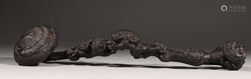 ZITAN WOOD CARVED RUYI