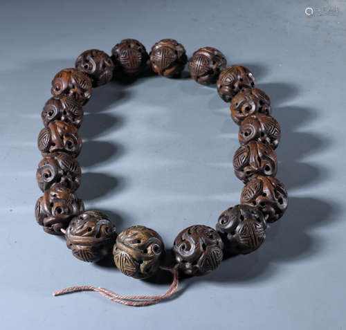 CHENXIANG WOOD STRING BRACELET