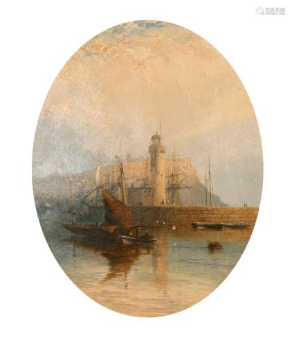 Edmund John Niemann (1813-1876) British, 'Scarborough', oil ...