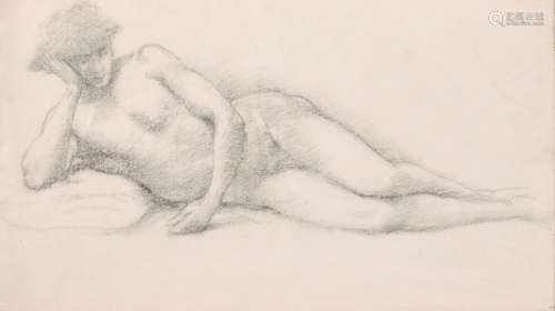 Sir Edward Coley Burne-Jones (1833-1898) British, A pencil s...