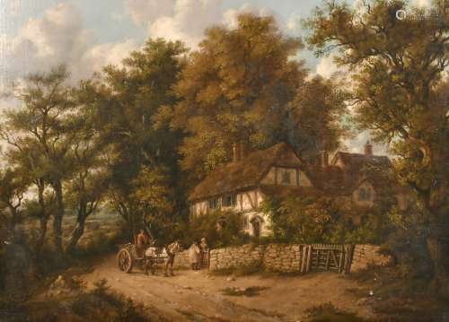 John Mayle Whichelo (1784-1865) British, A view of a cottage...