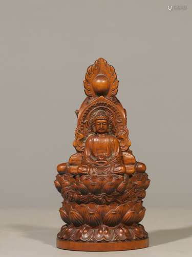 Old Collection. Boxwood Buddha Ornament