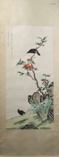 Flowers and Birds by Zou Yigui