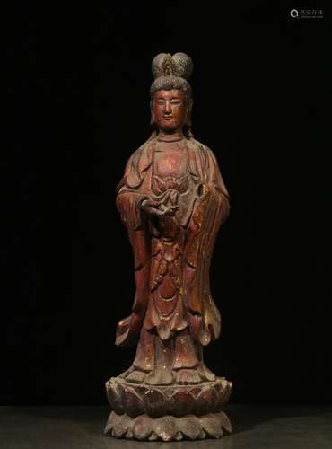 Overseas Backflow.  Wood Bodied Avalokitesvara